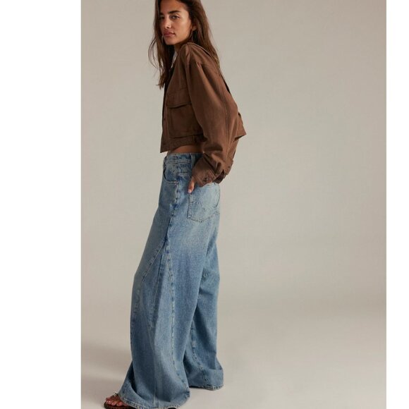 Free People Denim - NEW Free People We The Free Eden High Slouchy Jeans 258 5S3